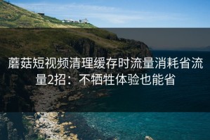 蘑菇短视频清理缓存时流量消耗省流量2招：不牺牲体验也能省